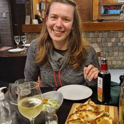 Birthday dinner: empanadas & pinot noir