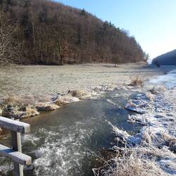 Die Schmiech führt aktuell viel Wasser