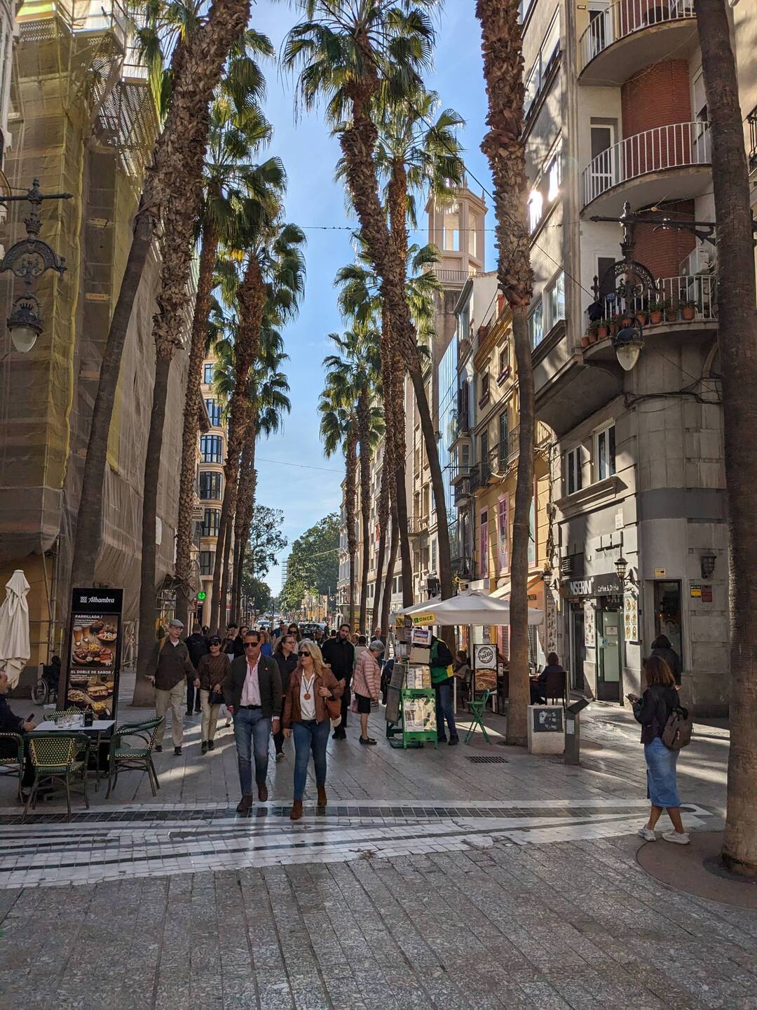 Malaga walking street
