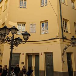 Cafe de Chinitas meeting place for artists, musicians, writers