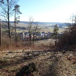 Ausblick von der Marienkapelle oberhalb von Granheim