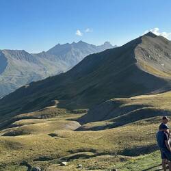 Refuge de la Crox du Bonhomme view
