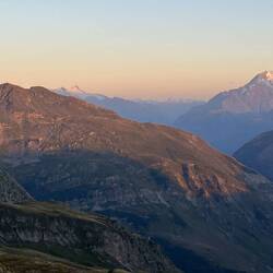 Refuge de la Crox du Bonhomme view