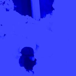 Then Merle runs to the Snow Grotto -- Burrrrrrr!