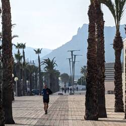 Der Pier ist länger als einen Kilometer