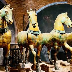 Pferde von San Marco - zwischen 1.800 und 2.300 Jahre alt