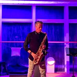 der Saxophonspieler