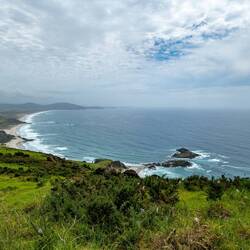 Wunderschöne Sicht auf den Strand