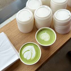 Matcha - Josh prefers coffee