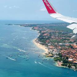 Im Landeanflug auf Denpasar / Bali