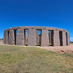 Full scale, not fallen down, replica of Stone Henge