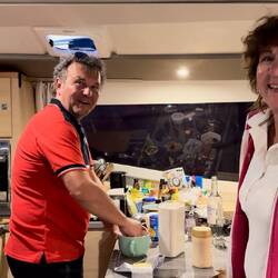 der "Wok Künstler" Michael