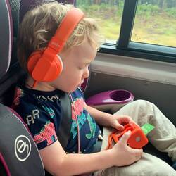 Bert has really got into listening to his yoto on journeys - peppa pig on repeat!