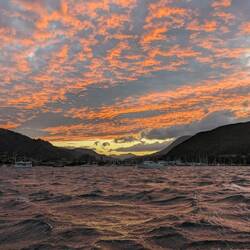 Best sunset yet over Waikawa