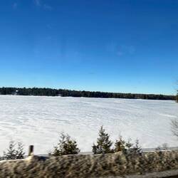 Ein der vielen gefrorenen Seen