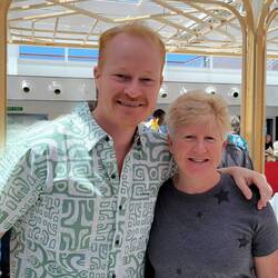 Violinist Roy Theaker and my redhead