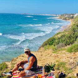 Mittagspause mit Ausblick 😋💚💙🩵