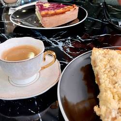 Stärkung im Café