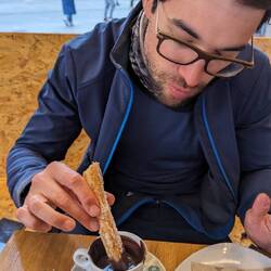 Fab a enfin trouvé ses churros con chocolate