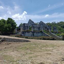 An old harbour fort from the Portuguese, at Com