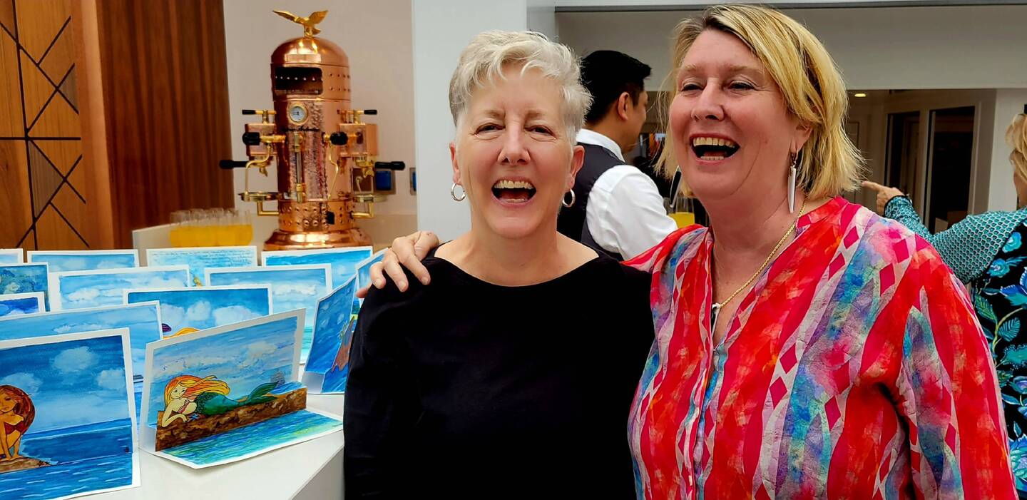 Pat & Deborah Laughing at ??