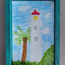 Light House Shadowbox by Julie