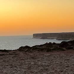 Stunning sunsets over the cliffs