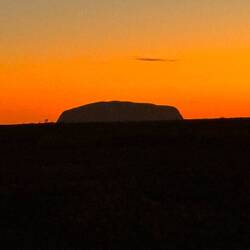 Sunrise at Uluru
