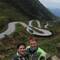 Like a snake. Tham MA Pass