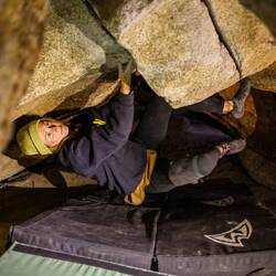 Birte in Pigpen, V4 (still a project)