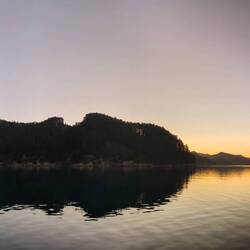 Last sunset in the sounds