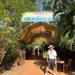 Entrance to Nandanva spice farm.