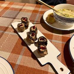 Eggplant with walnut