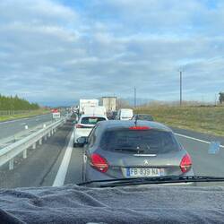 Dauerstau auf der A75