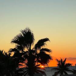 Sonnenaufgang am nächsten Morgen