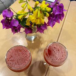 Strawberry Daiquiri als Sundowner heute