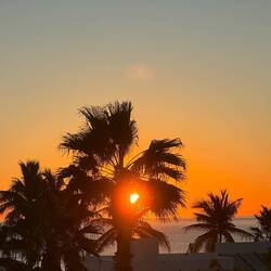 Letzter Morgen -Sonnenaufgang - in Los Barriles