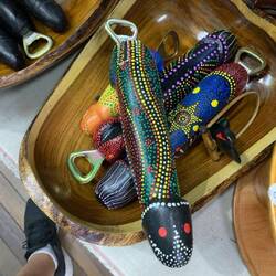 Snakes are so camouflaged here