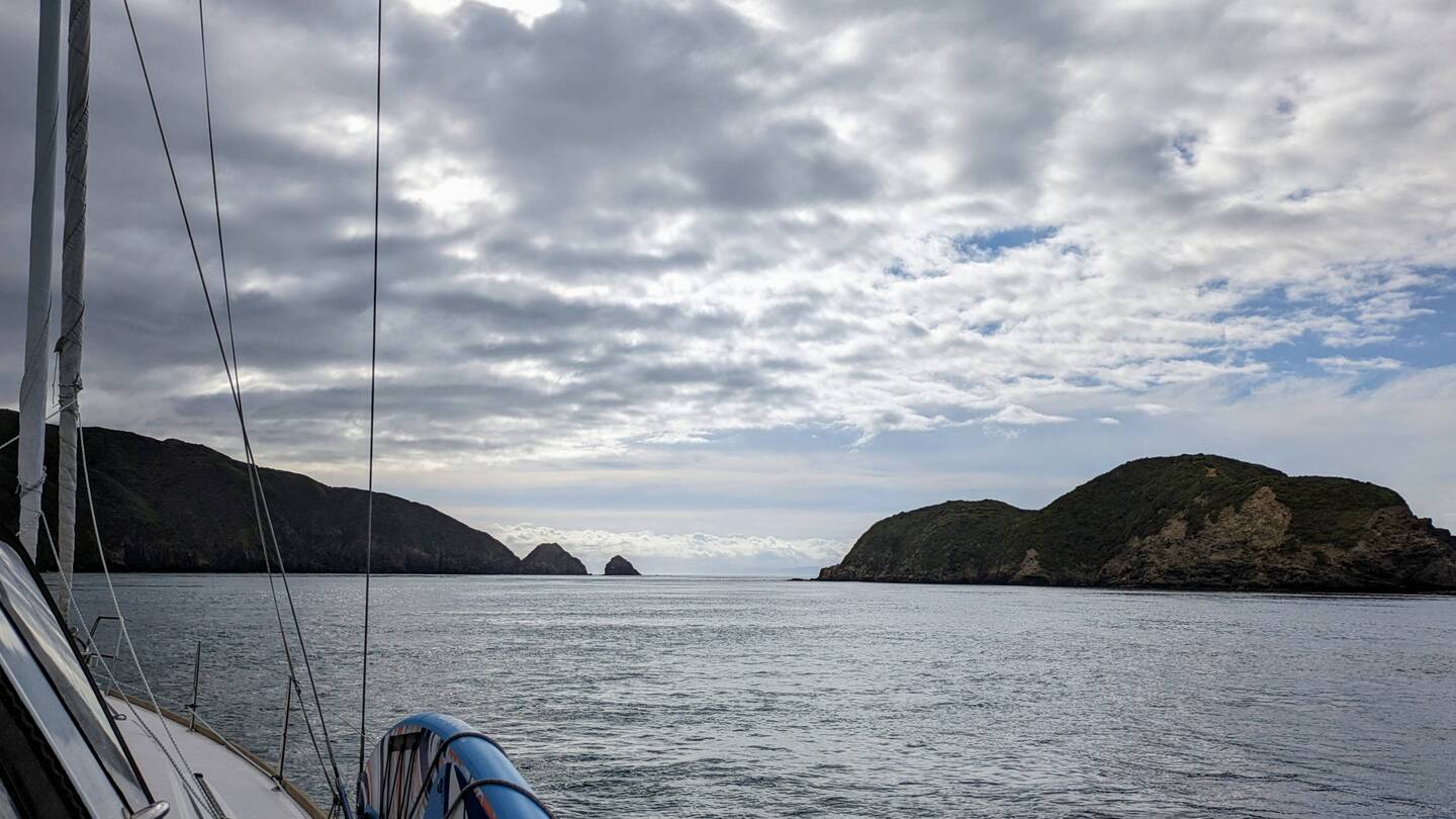 First view into the Cook Strait