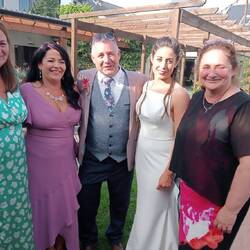 Chritina, Shinora, Mary-Ellen, Martina with our Jonny! Happy Days!