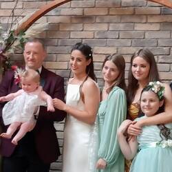 Mary-Ellen, Shane and nieces and nephews