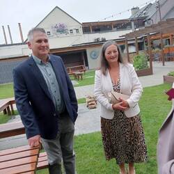 Siobhan's older brother Paddy and wife Rosemary Griffin.