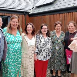 Jon's Aunties, Christina, Mary, Sheila, Elizabeth, Martina with Jon, Tess and Alana