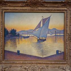 Paul Signac (1863-1935) - Der Hafen bei Sonnenuntergang, Opus 236