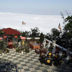 Alles über den Wolken und knapp 1.500m Höhe