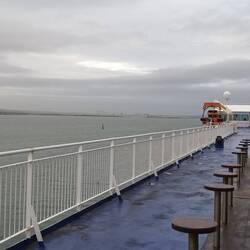 Hardly a soul on board