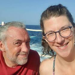 Sonnenbad am Charco Azul