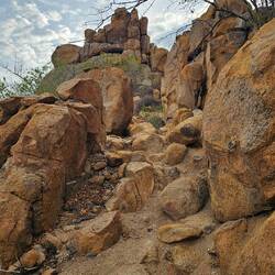 Wanderweg zu den Felszeichnungen