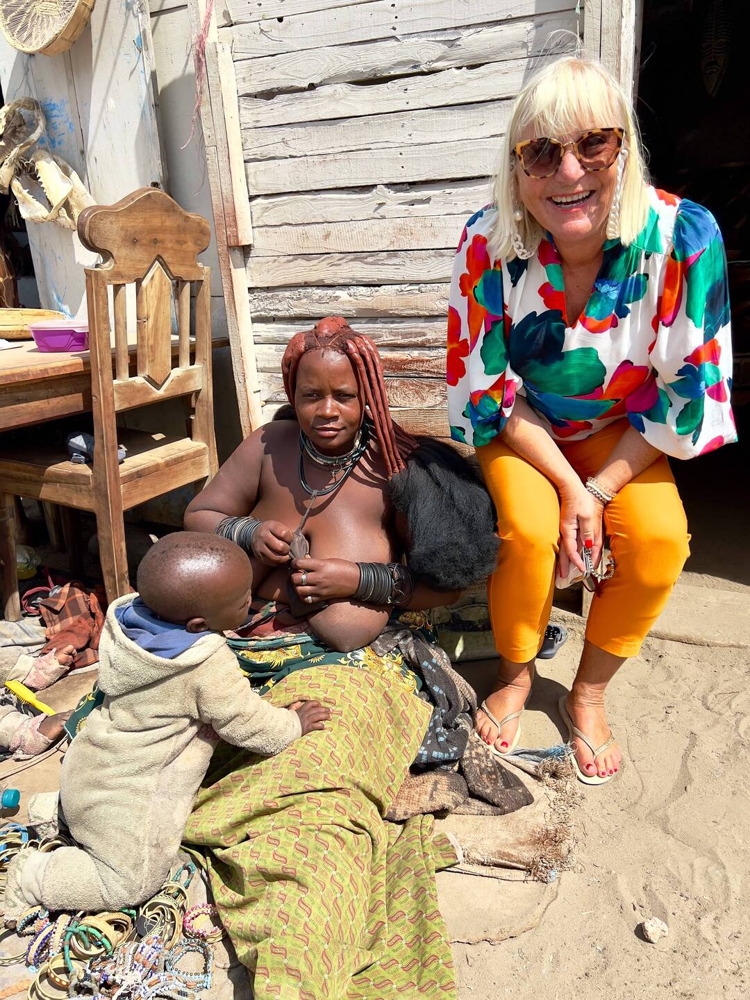 der Deal, ich kaufe etwas bei ihr, dann darf ich fotografieren