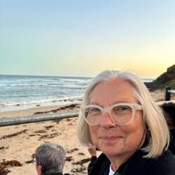 At the viewing area waiting for sunset